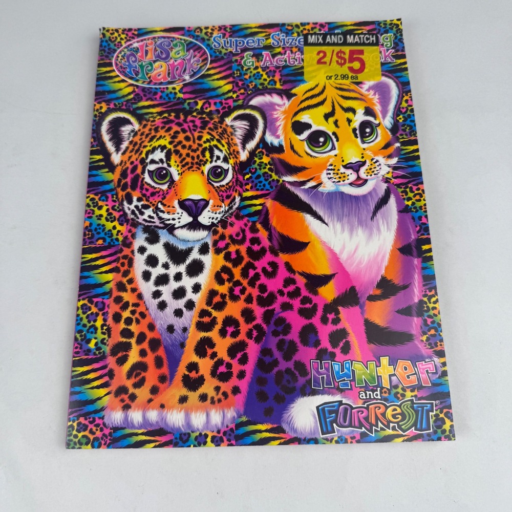Lisa Frank Coloring & Activty Book 2015 Less then a handful Used Hunter Forrest